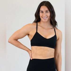 NWT FLEO Reinette Bra, heather grey, size large, removable cups-included